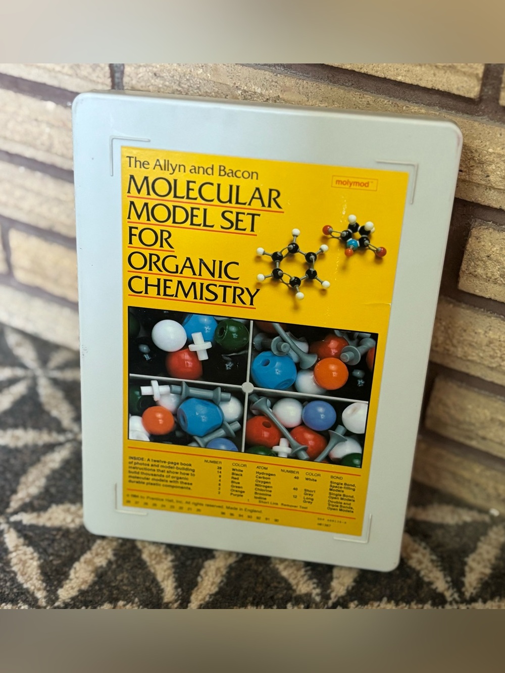 80's Allyn and Bacon Molecular Model Set - Organic Chemistry Component Set